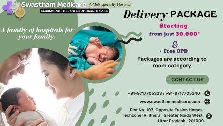 Soft Green and Light Green Baby Spa Massage Twitter Post - 1